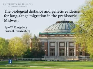 The biological distance and genetic evidence for long-range migration in the prehistoric Midwest