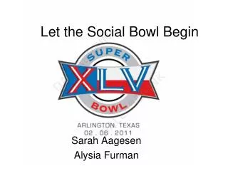 Let the Social Bowl Begin