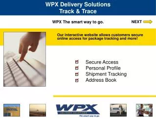 WPX The smart way to go.