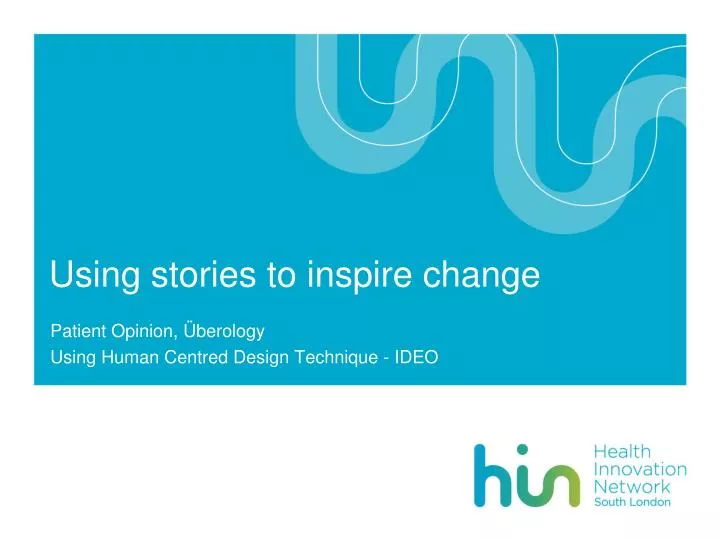 using stories to inspire change