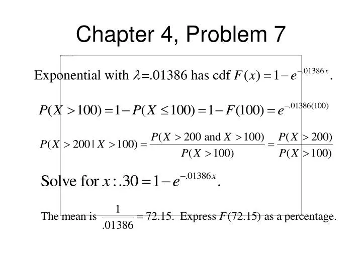 chapter 4 problem 7