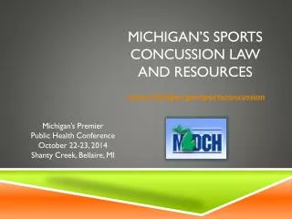 Michigan’s Sports Concussion Law and Resources