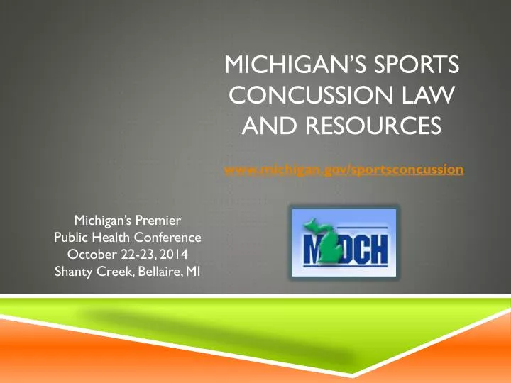michigan s sports concussion law and resources