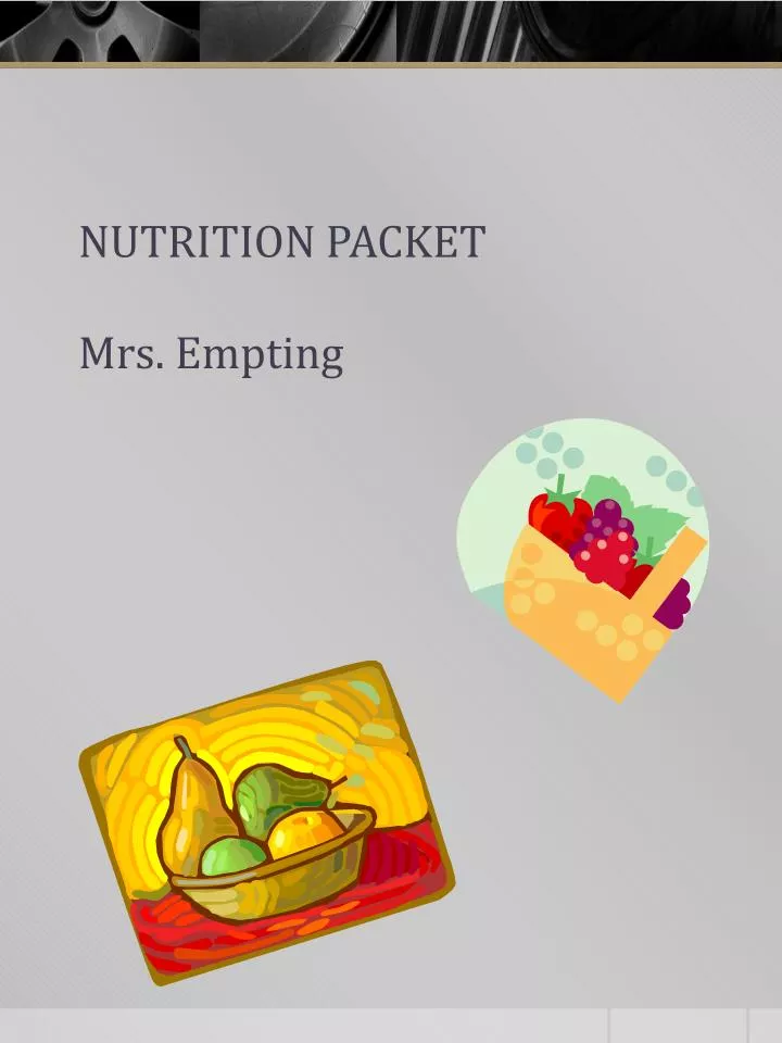 nutrition packet mrs empting