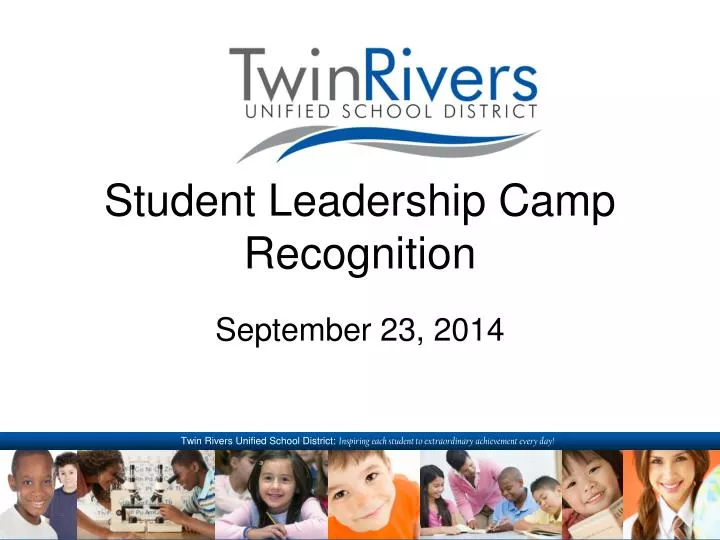 student leadership camp recognition