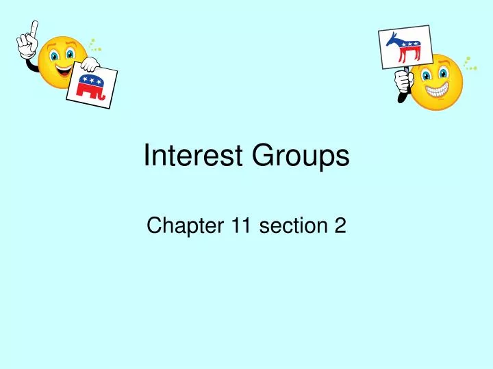 interest groups