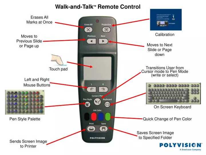 walk and talk tm remote control