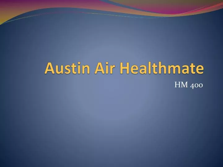 austin air healthmate