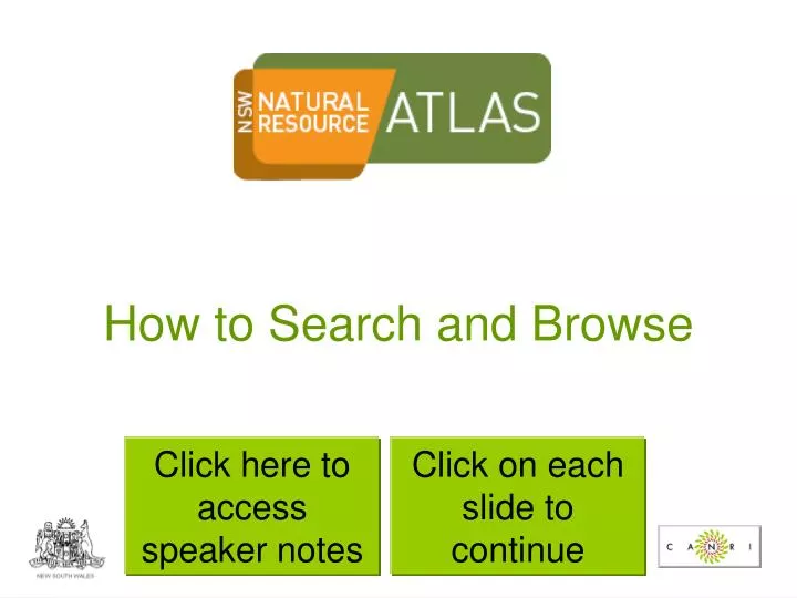 how to search and browse