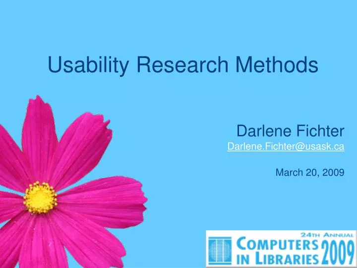 usability research methods