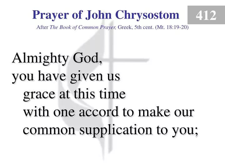 prayer of john chrysostom