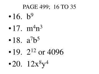 PAGE 499; 16 TO 35