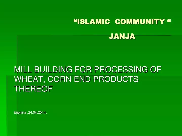 islamic community janja