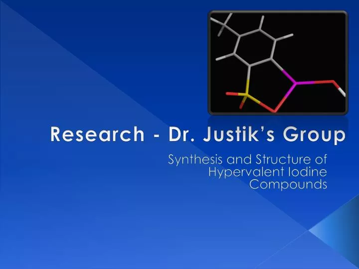 research dr justik s group