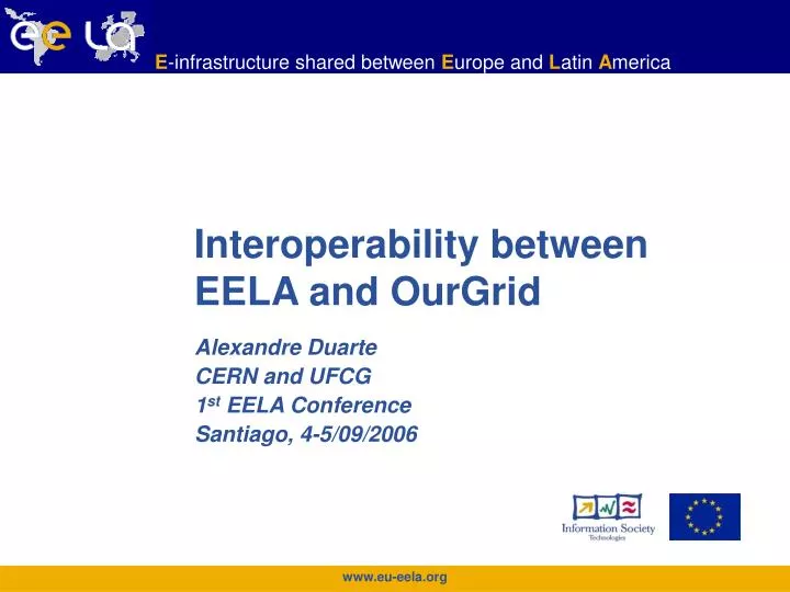 interoperability between eela and ourgrid