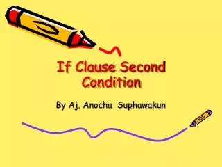 if clause second condition