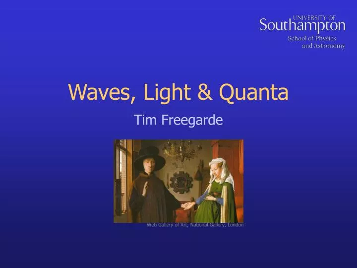 waves light quanta