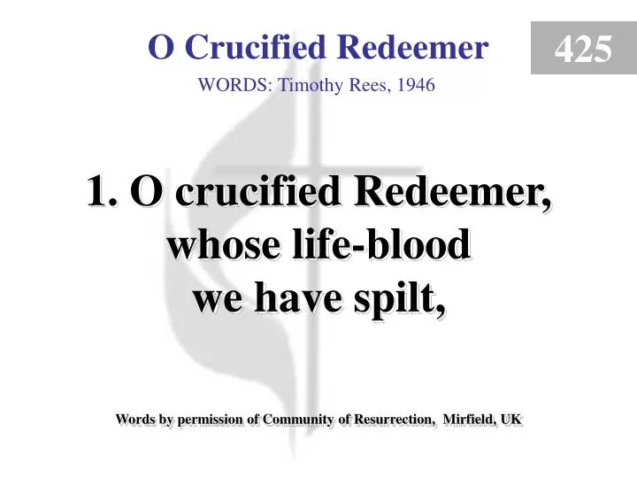 o crucified redeemer 1