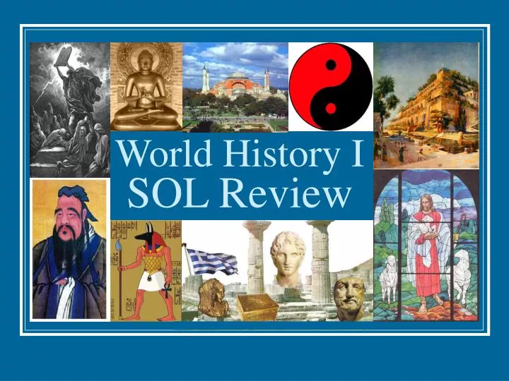 world history i sol review