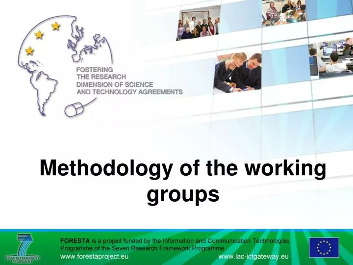 methodology of the working groups