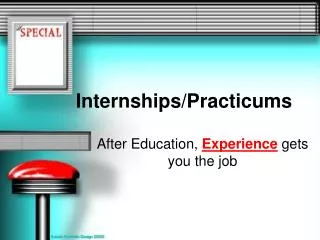 Internships/Practicums