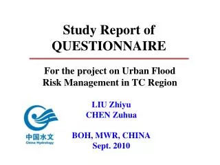 Study Report of QUESTIONNAIRE