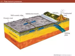 4.1 Plate tectonic processes