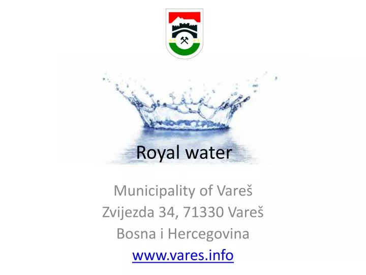 royal water