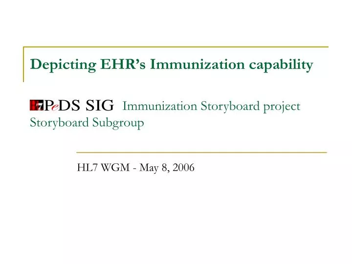 depicting ehr s immunization capability