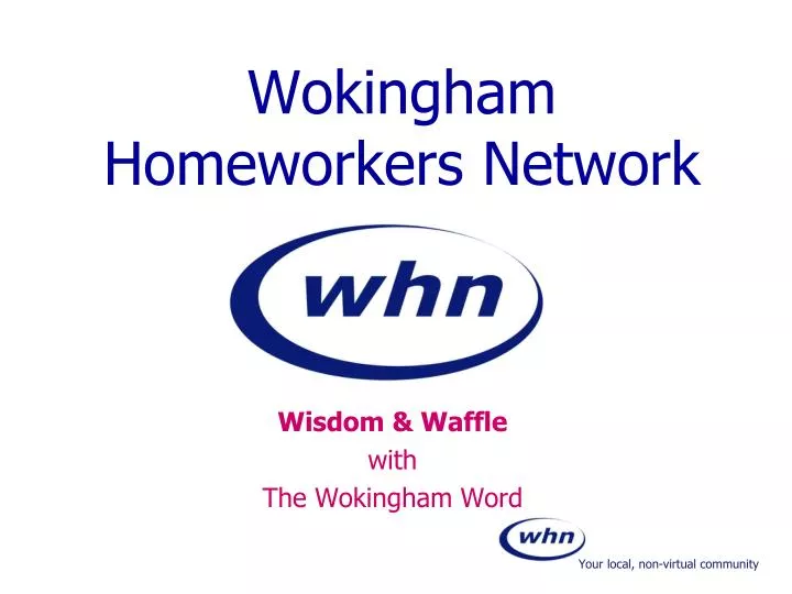 wokingham homeworkers network