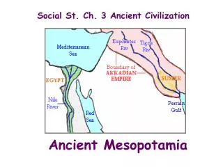 Social St. Ch. 3 Ancient Civilization