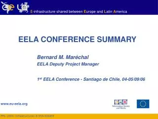 EELA CONFERENCE SUMMARY