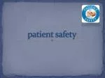 patient safety - slide 1