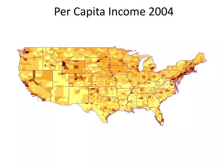 per capita income 2004
