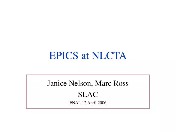 epics at nlcta