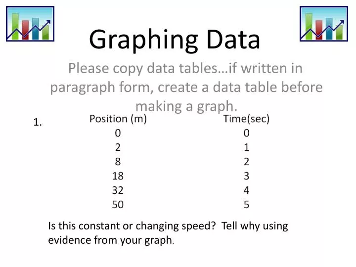 graphing data