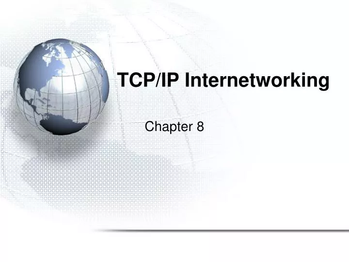 tcp ip internetworking