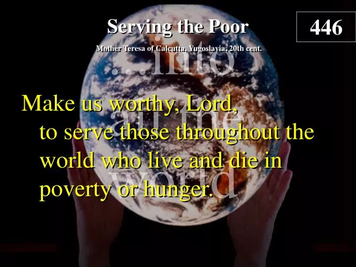 serving the poor