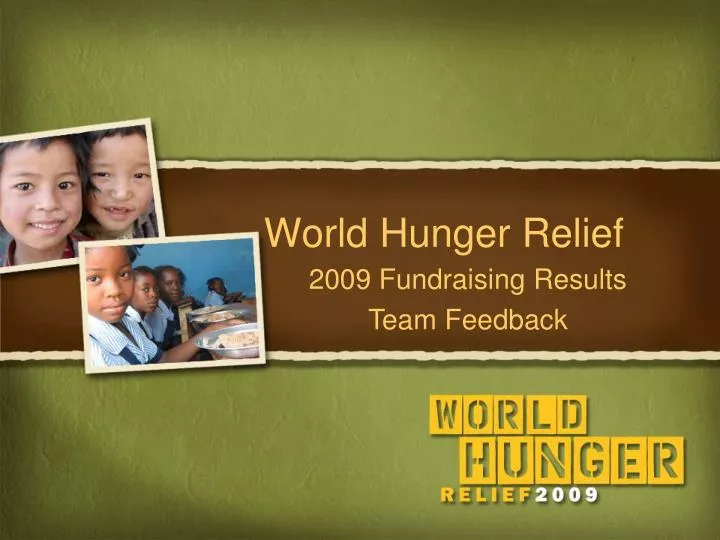 world hunger relief