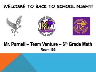 Welcome to Back to School Night!