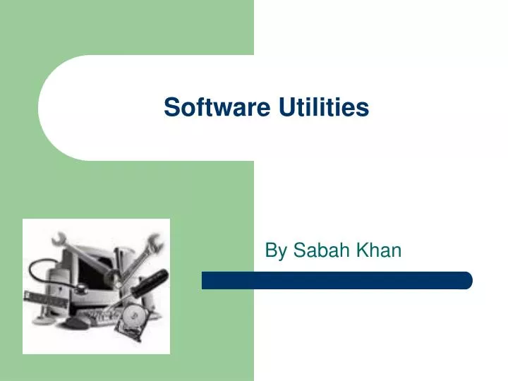 software utilities