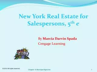 New York Real Estate for Salespersons, 5 th e