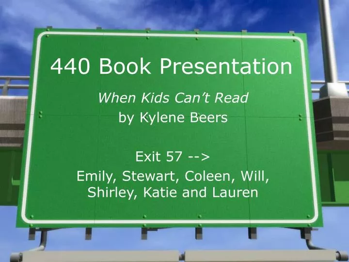 440 book presentation