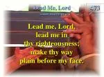 Lead Me, Lord - slide 1