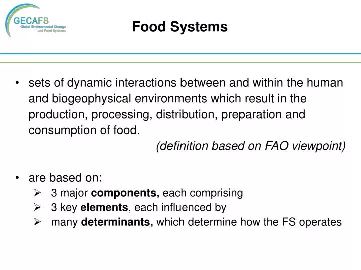 food systems