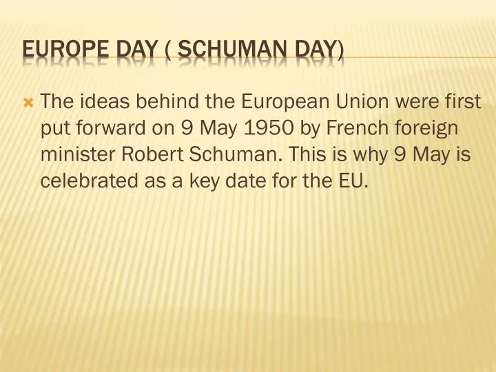 europe day schuman day