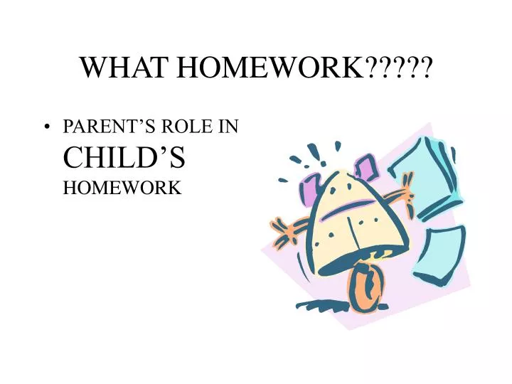 what homework