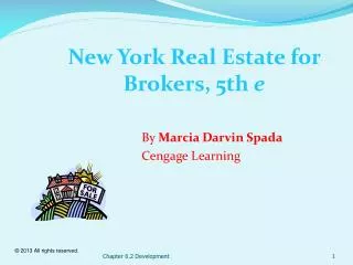 New York Real Estate for Brokers, 5th e