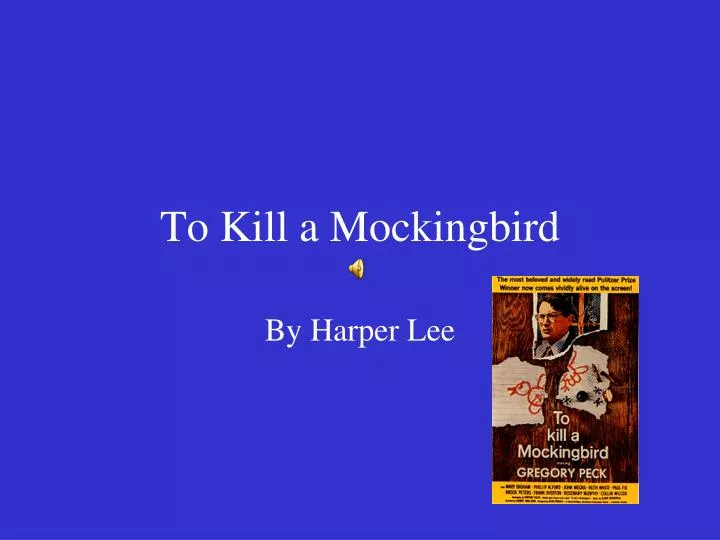 to kill a mockingbird