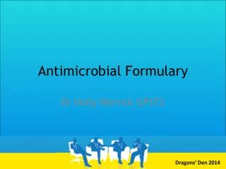 Antimicrobial Formulary